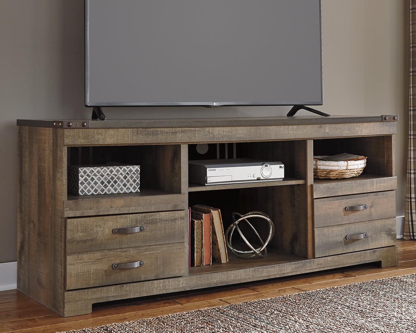 Trinell LG TV Stand w/Fireplace Option