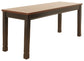 Owingsville Large Dining Room Bench