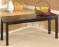 Owingsville Large Dining Room Bench