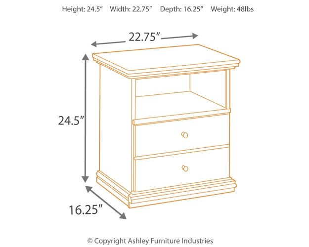 Maribel One Drawer Night Stand