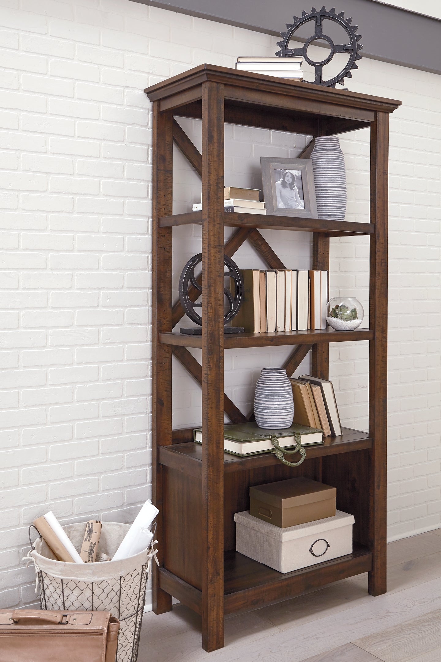 Baldridge Large Bookcase