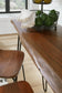 Wilinruck Counter Height Dining Table and 3 Barstools