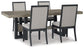 Foyland Dining Table and 4 Chairs