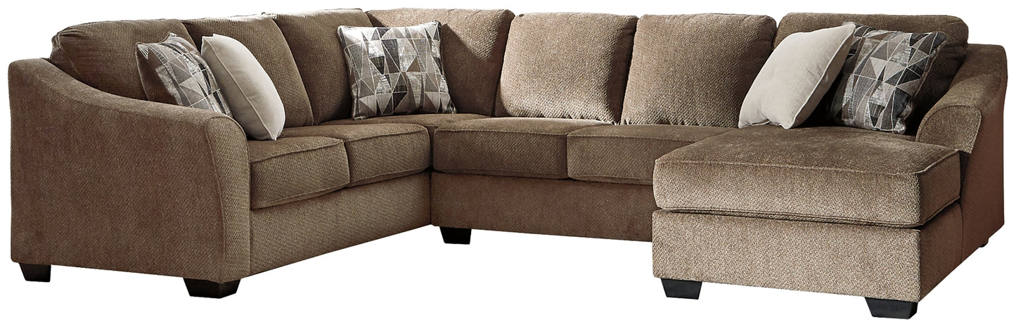 Graftin 3-Piece Sectional with Ottoman