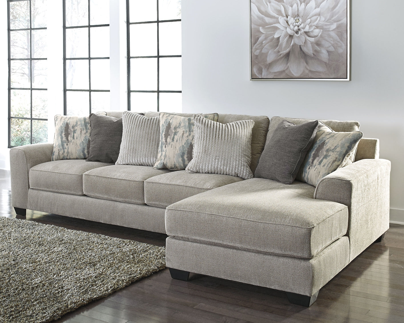 Ardsley 2-Piece Sectional with Ottoman