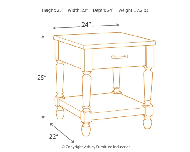 Shawnalore 2 End Tables