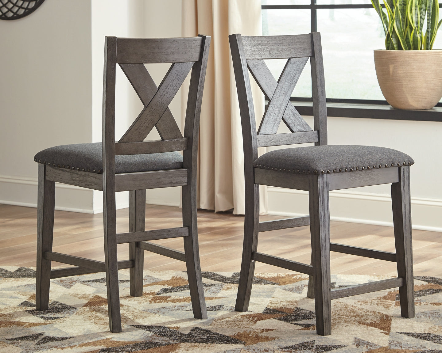 Caitbrook Upholstered Barstool (2/CN)