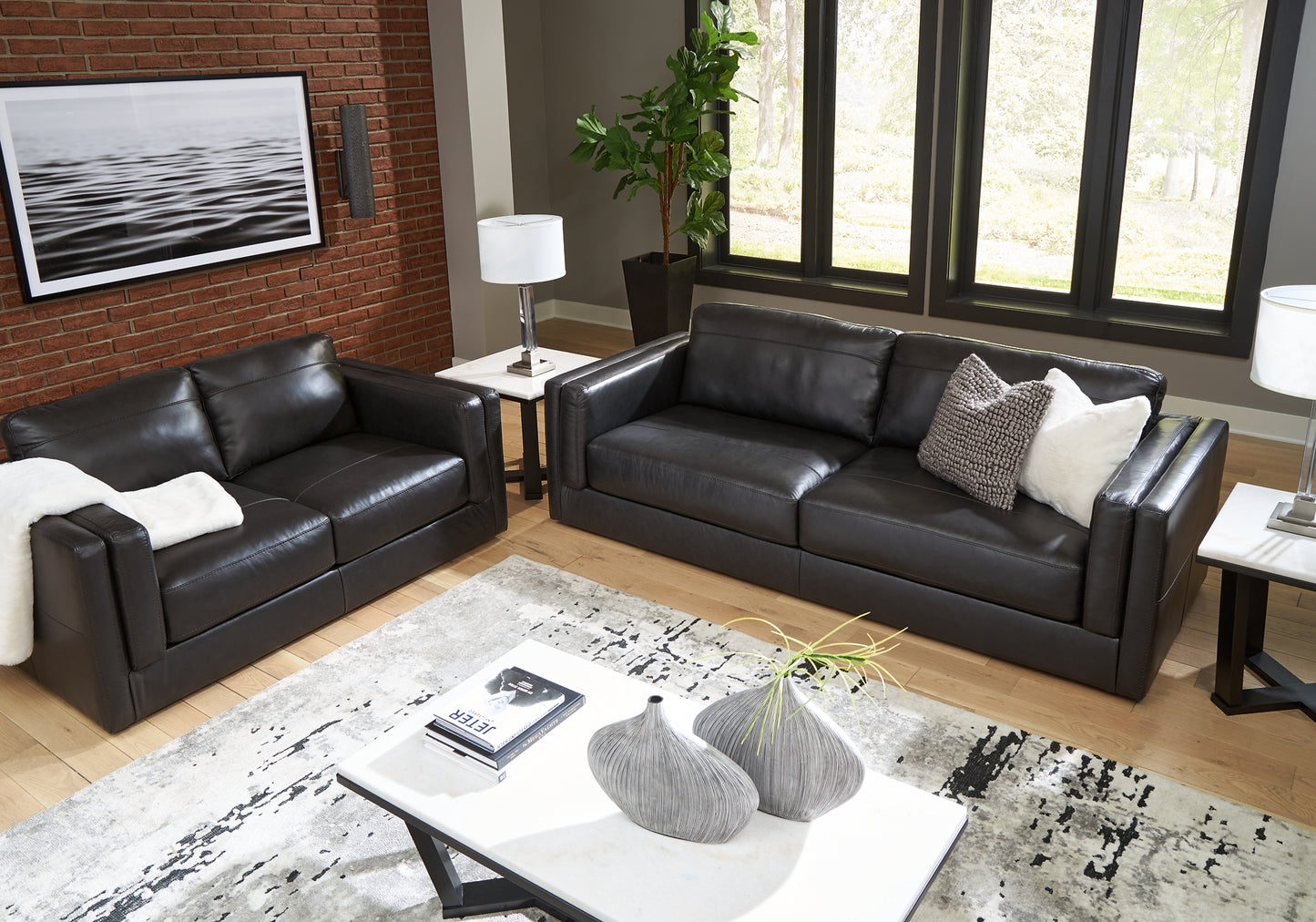 Amiata Sofa and Loveseat