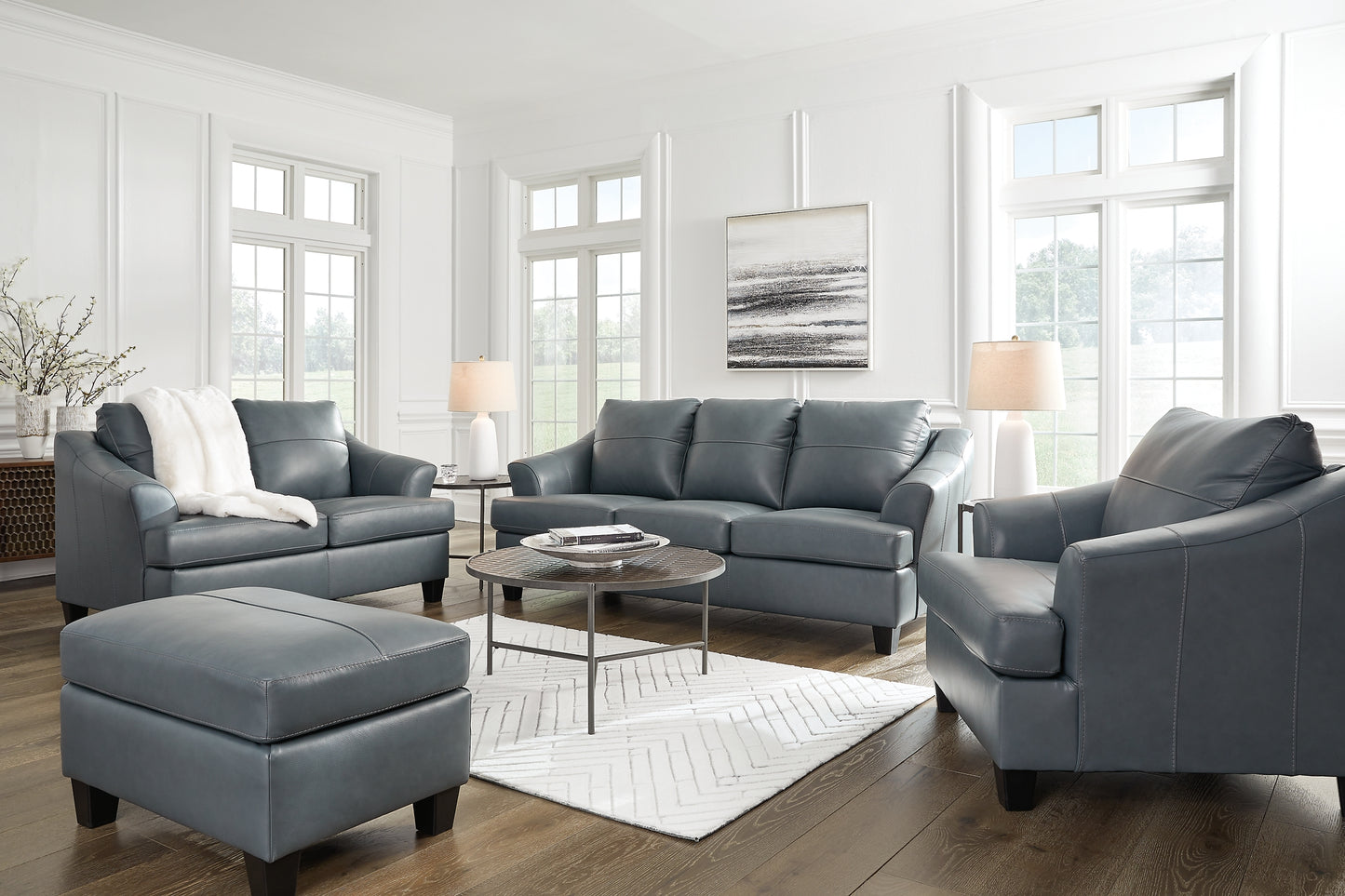 Genoa Sofa, Loveseat, Chair and Ottoman