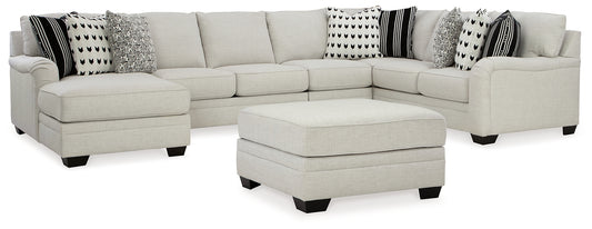 Huntsworth 5-Piece Sectional with Ottoman