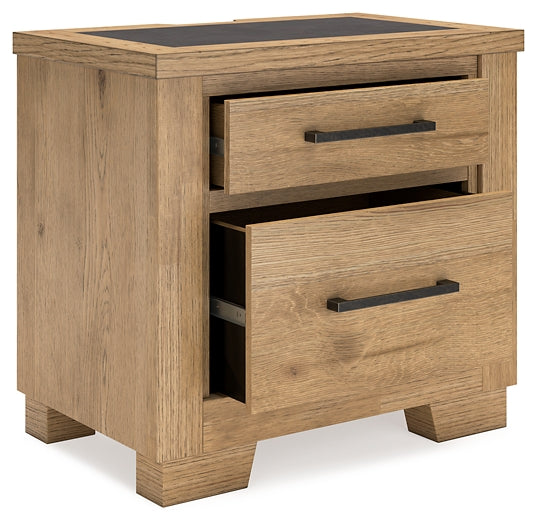 Galliden Two Drawer Night Stand