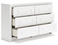 Mollviney Six Drawer Dresser