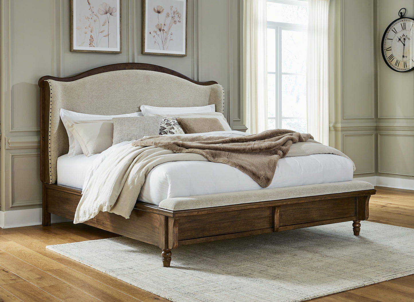 Sturlayne Queen Upholstered Panel Bed