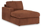 Modmax 8-Piece Double Chaise Sectional with Audio and Storage Consoles