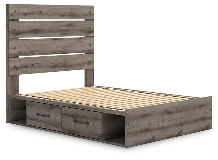 Graystorm  Panel Bed With Storage