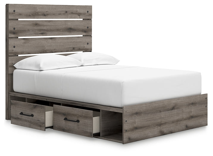 Graystorm Full Panel Storage Bed